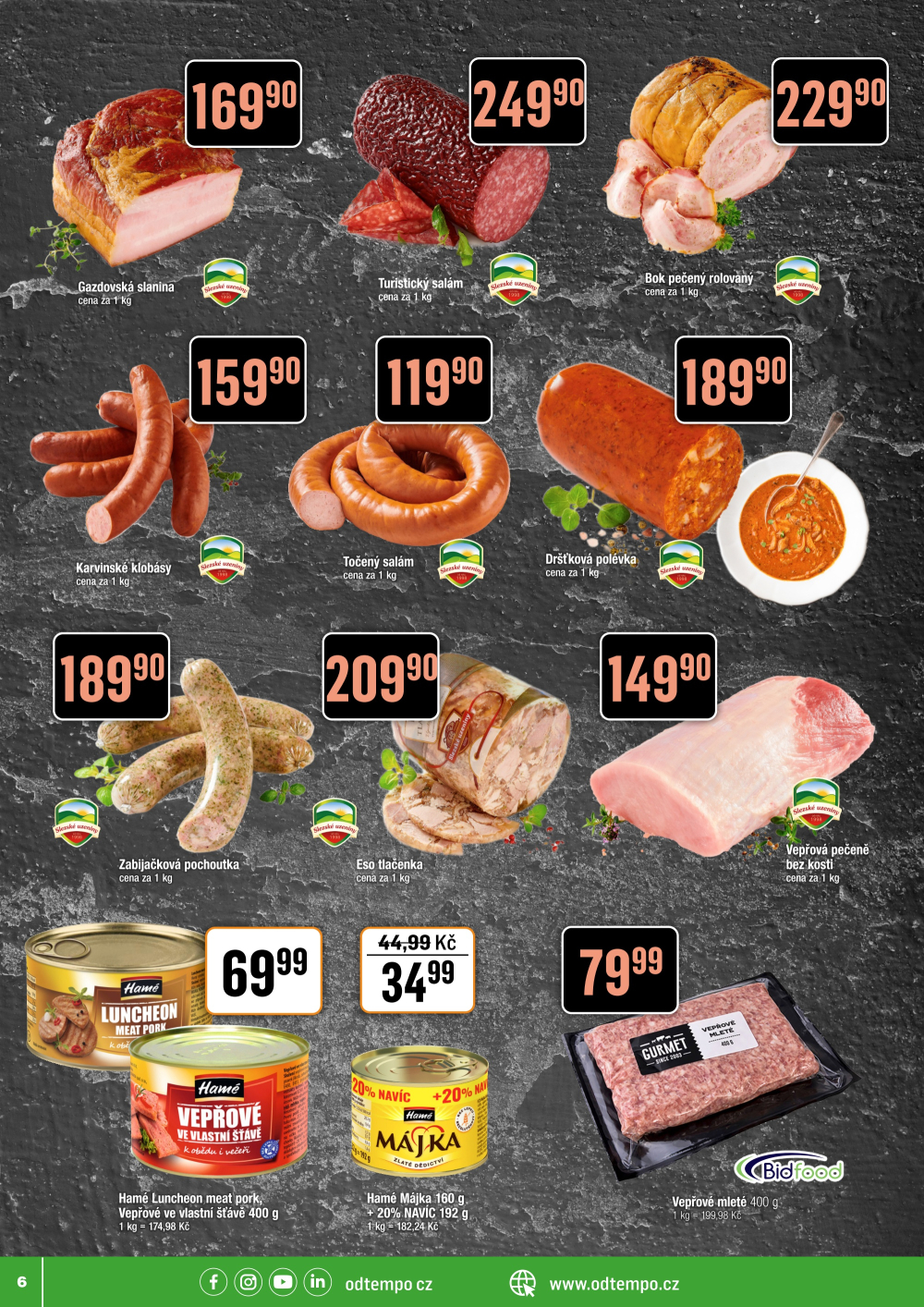 Leták TEMPO leták - Terno Opava - Jaktář - strana 6