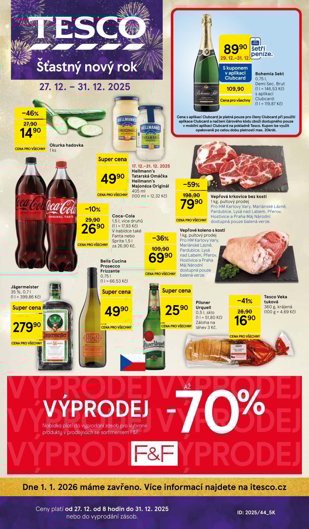 Leták Tesco hypermarket leták - strana 1