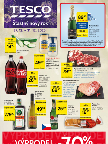 Tesco hypermarket leták