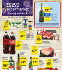Akční leták Tesco supermarket 