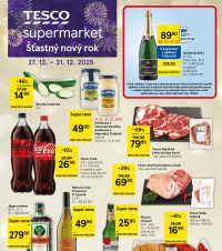 Akční leták Tesco supermarket 