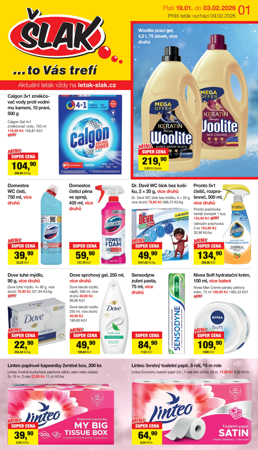Leták Šlak drogerie leták - strana 1