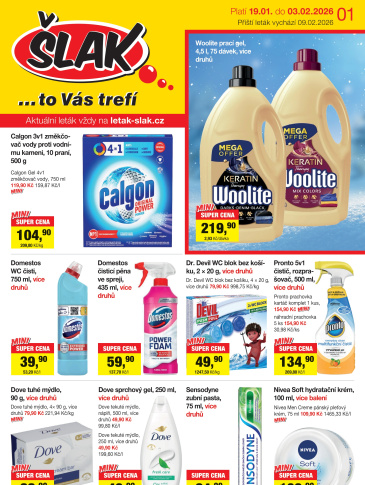 Šlak drogerie leták