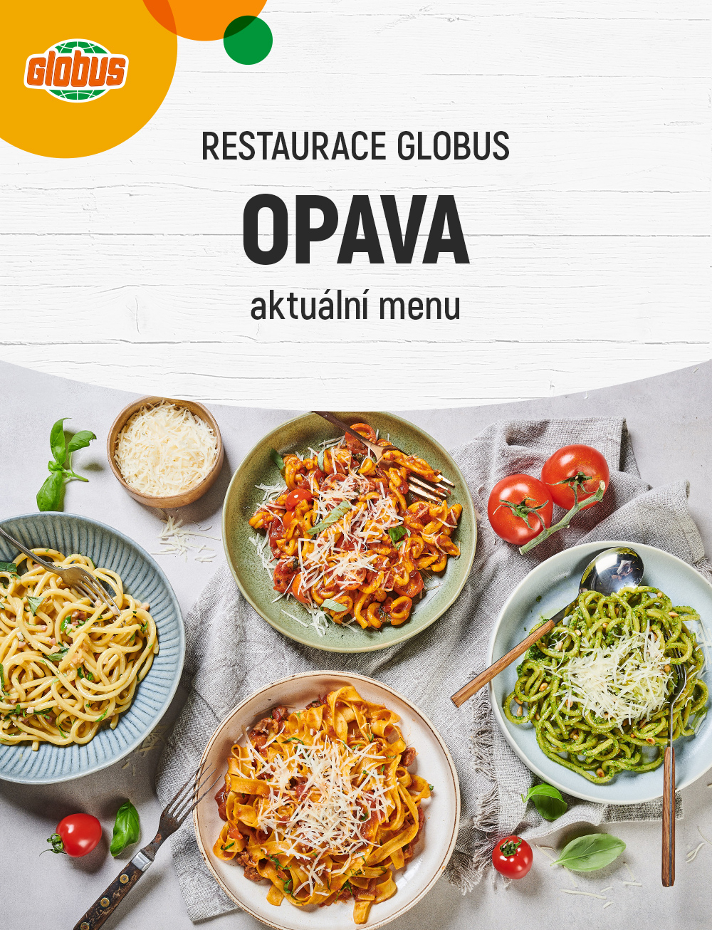 Leták Globus restaurace - Opava - strana 1