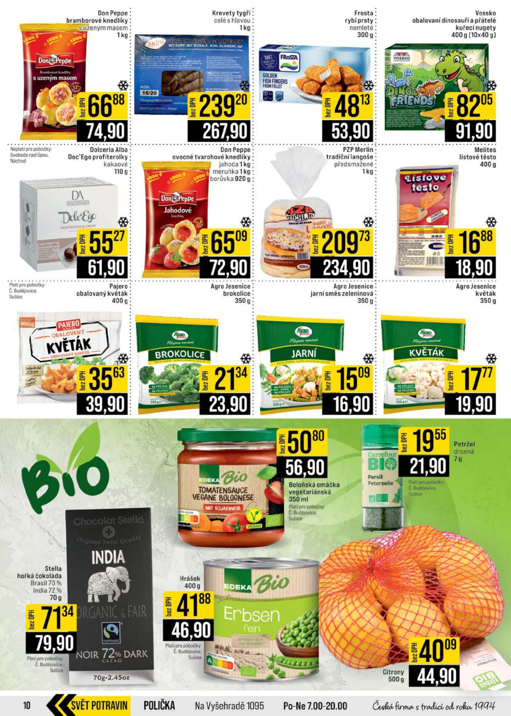 Leták JIP leták CC Cash & Carry - České Budějovice, Most, Náchod, Svoboda nad Úpou, Sušice - strana 10