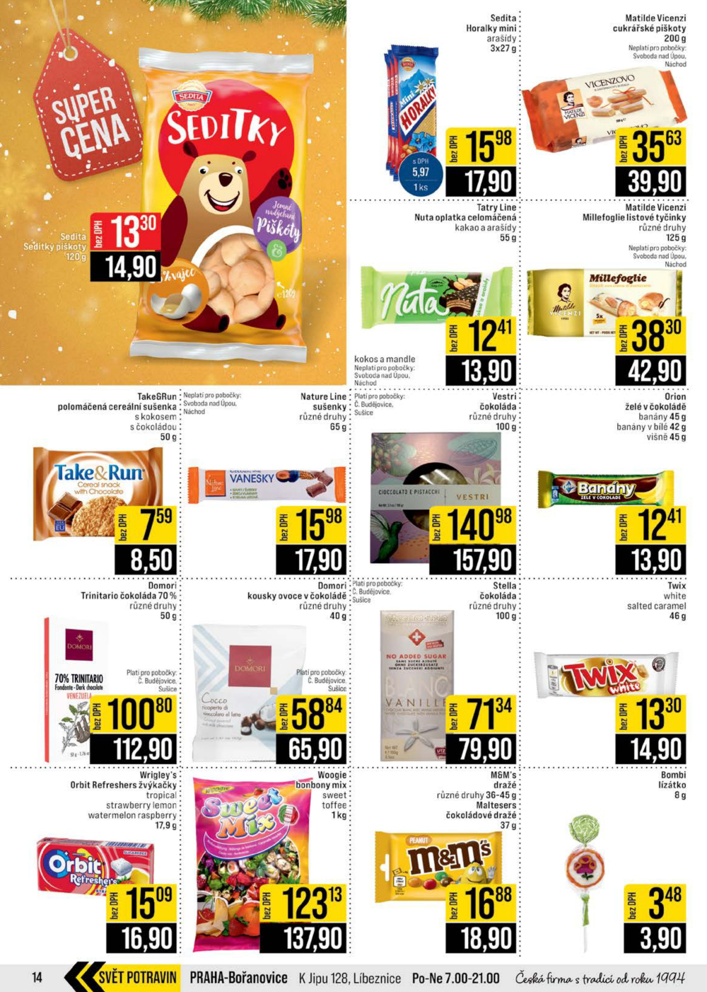 Leták JIP leták CC Cash & Carry - České Budějovice, Most, Náchod, Svoboda nad Úpou, Sušice - strana 14