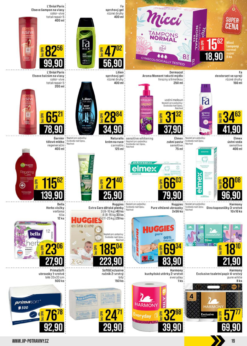 Leták JIP leták CC Cash & Carry - České Budějovice, Most, Náchod, Svoboda nad Úpou, Sušice - strana 19