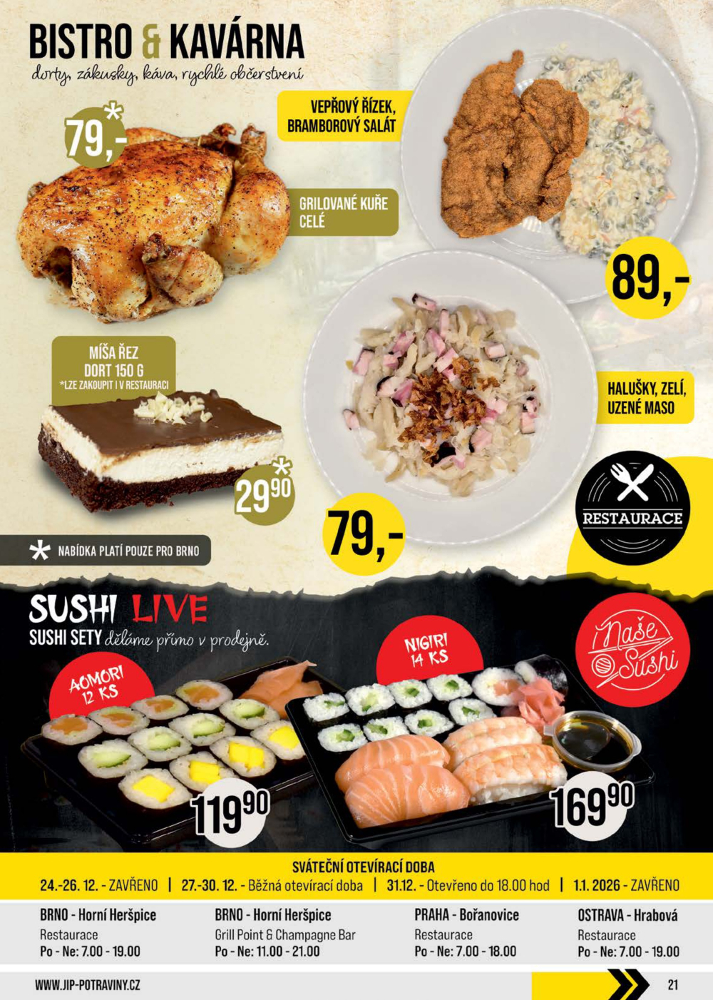 Leták JIP leták CC Cash & Carry - České Budějovice, Most, Náchod, Svoboda nad Úpou, Sušice - strana 21