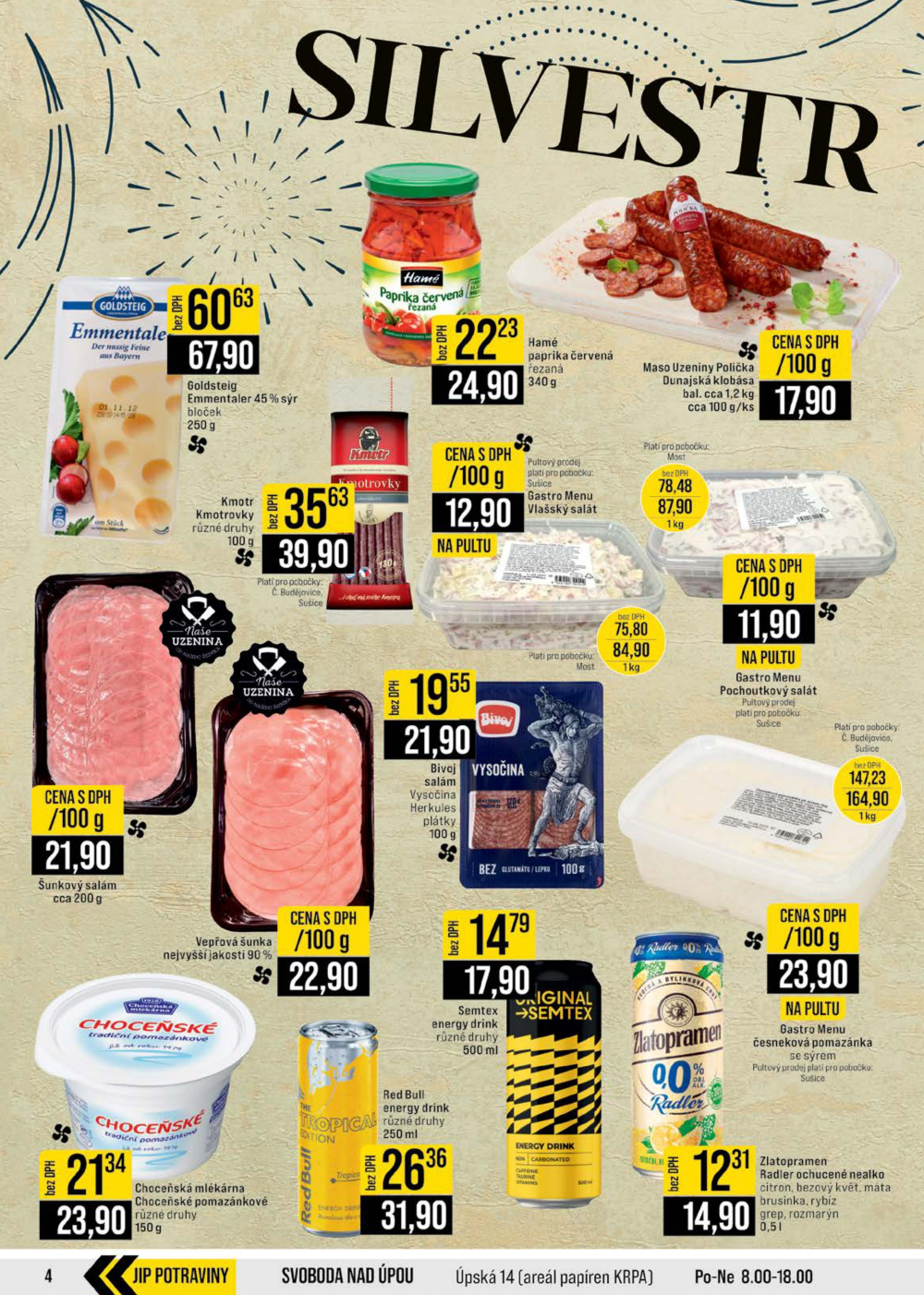 Leták JIP leták CC Cash & Carry - České Budějovice, Most, Náchod, Svoboda nad Úpou, Sušice - strana 4