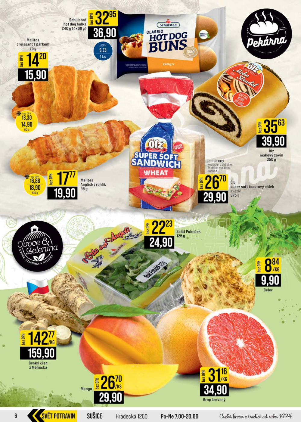 Leták JIP leták CC Cash & Carry - České Budějovice, Most, Náchod, Svoboda nad Úpou, Sušice - strana 6