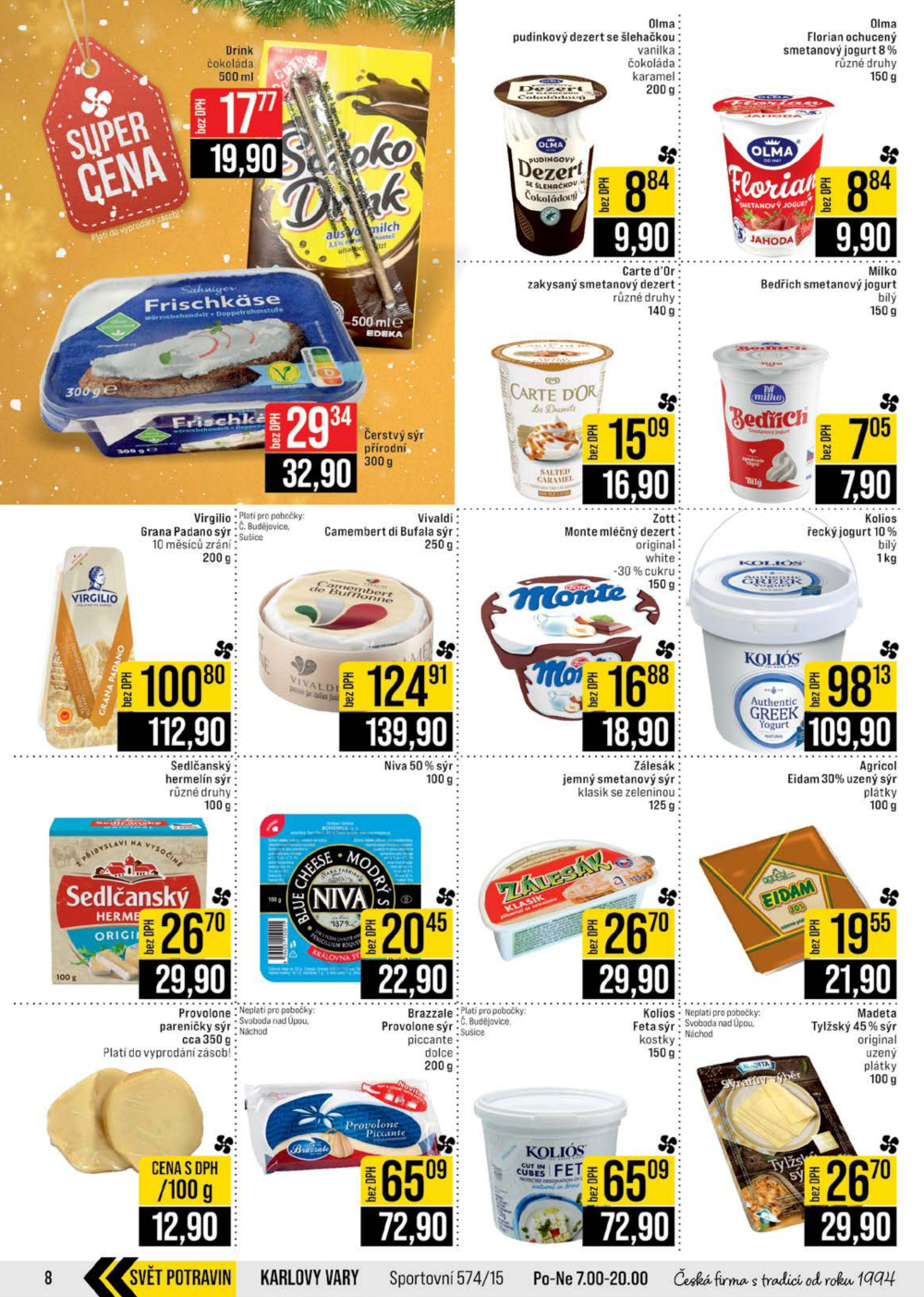 Leták JIP leták CC Cash & Carry - České Budějovice, Most, Náchod, Svoboda nad Úpou, Sušice - strana 8