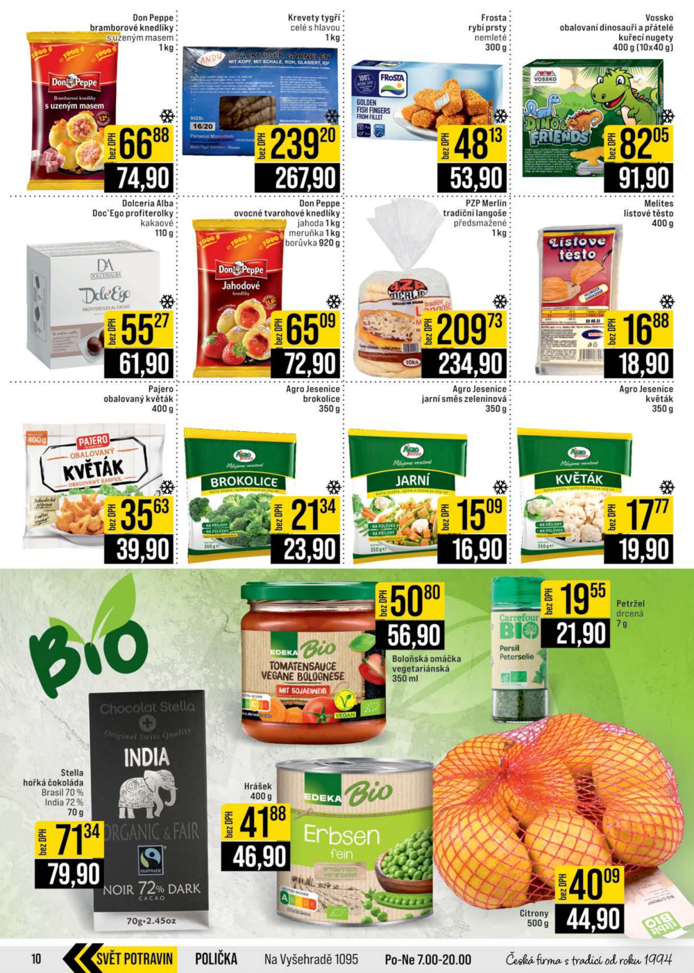 Leták JIP leták CC Cash & Carry - Brno, Ostrava, Praha, Polička, Olomouc, Karlovy Vary, Zlín, Jilemnice, Pardubice - strana 10