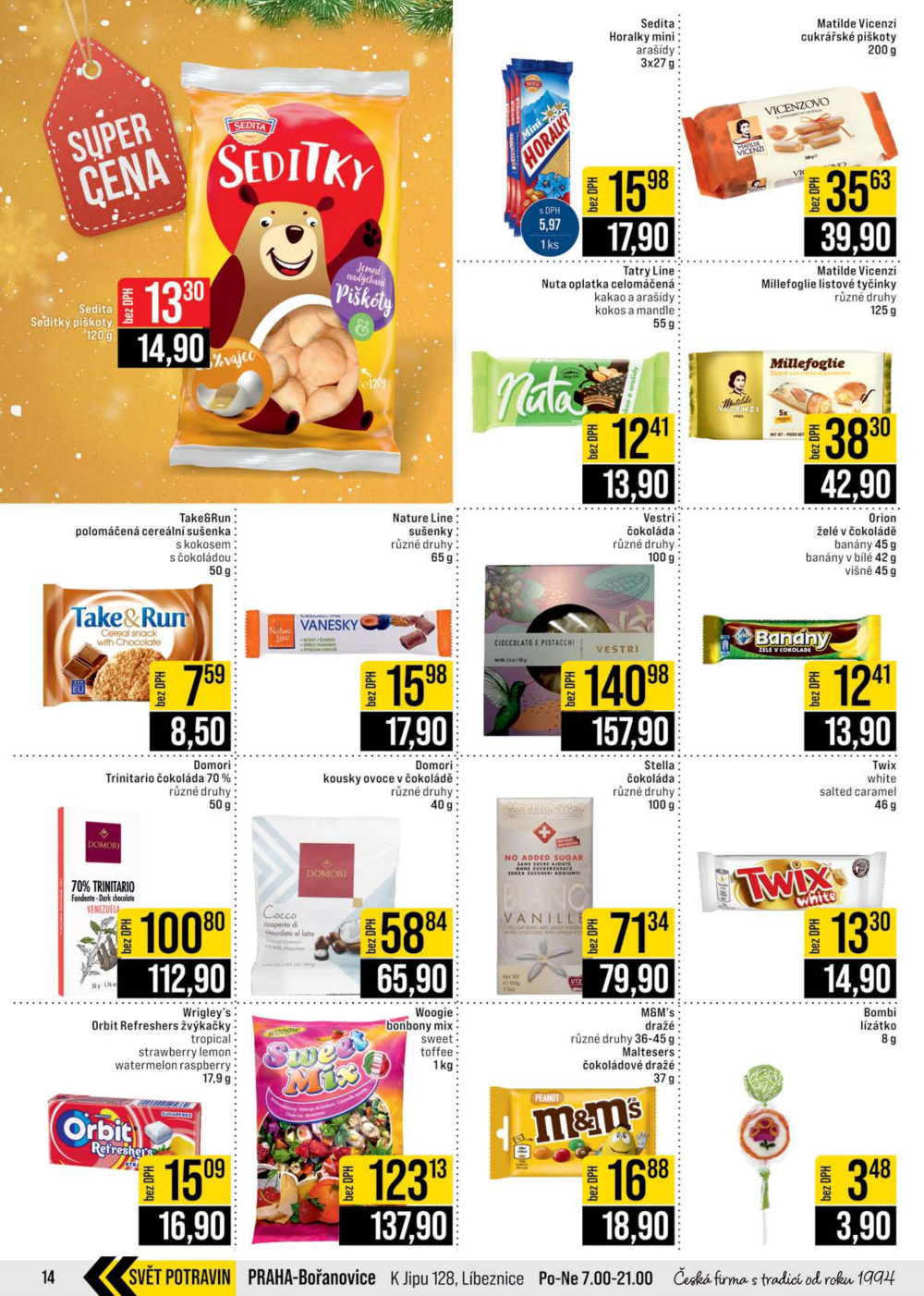 Leták JIP leták CC Cash & Carry - Brno, Ostrava, Praha, Polička, Olomouc, Karlovy Vary, Zlín, Jilemnice, Pardubice - strana 14