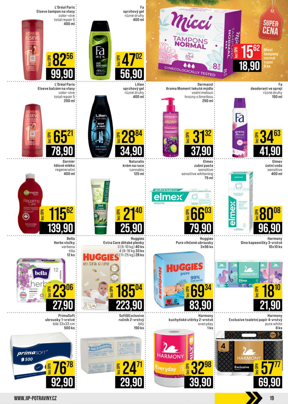 Leták JIP leták CC Cash & Carry - Brno, Ostrava, Praha, Polička, Olomouc, Karlovy Vary, Zlín, Jilemnice, Pardubice - strana 19