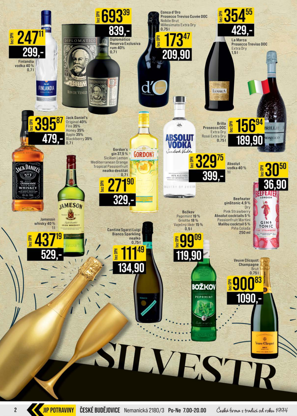 Leták JIP leták CC Cash & Carry - Brno, Ostrava, Praha, Polička, Olomouc, Karlovy Vary, Zlín, Jilemnice, Pardubice - strana 2