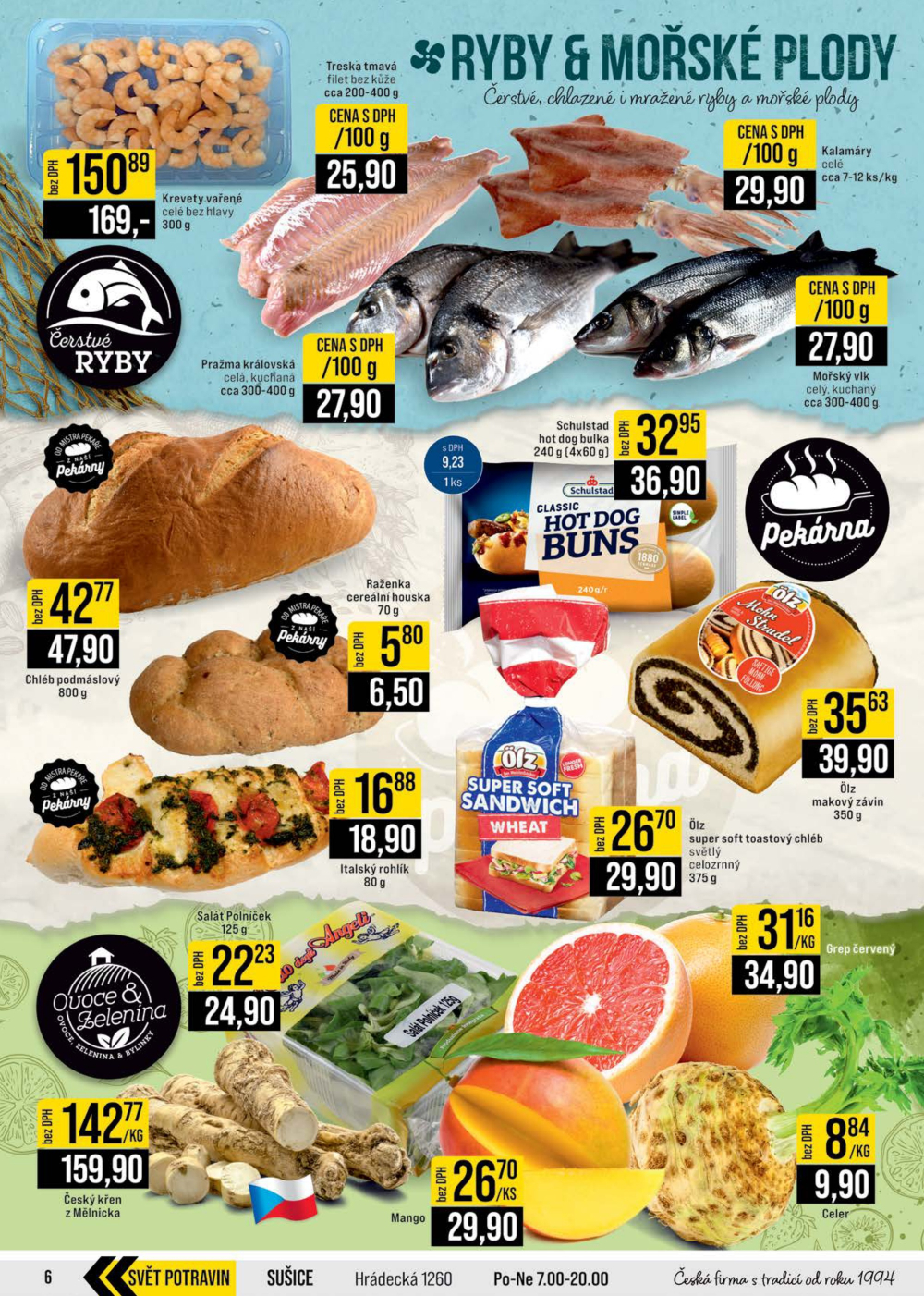 Leták JIP leták CC Cash & Carry - Brno, Ostrava, Praha, Polička, Olomouc, Karlovy Vary, Zlín, Jilemnice, Pardubice - strana 6