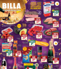 Akční leták BILLA velký 