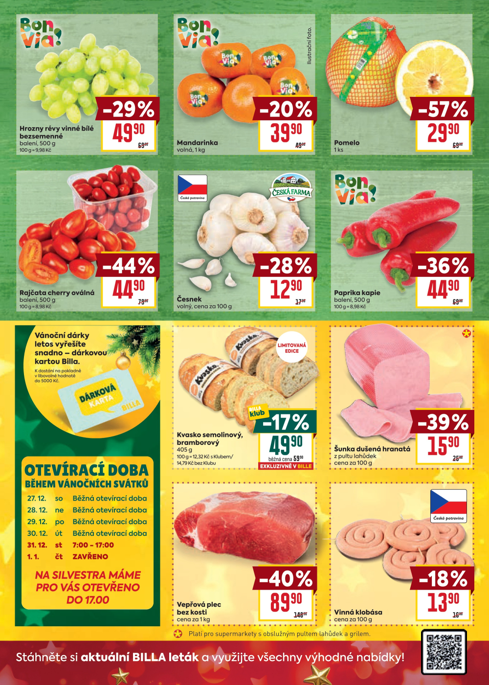 Leták BILLA malý leták - strana 2