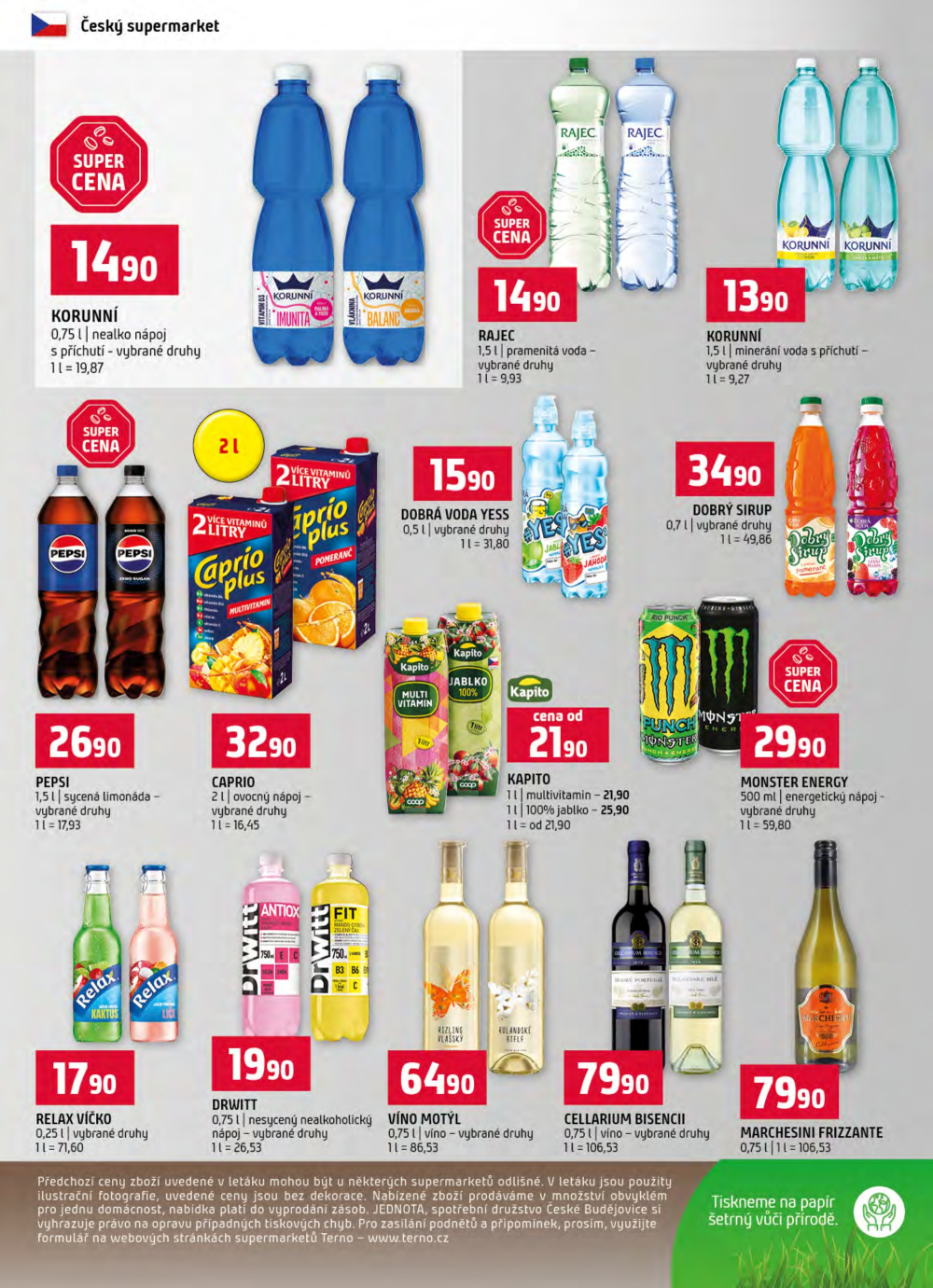 Leták Terno leták - České Budějovice, Olomouc, Hradec Králové, Třeboň, Bechyně, Týn nad Vltavou, Trhové Sviny, Borovany - strana 12