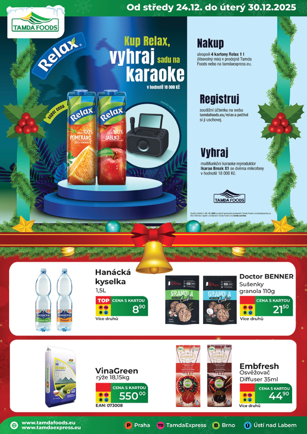 Leták TAMDA FOODS leták - strana 1