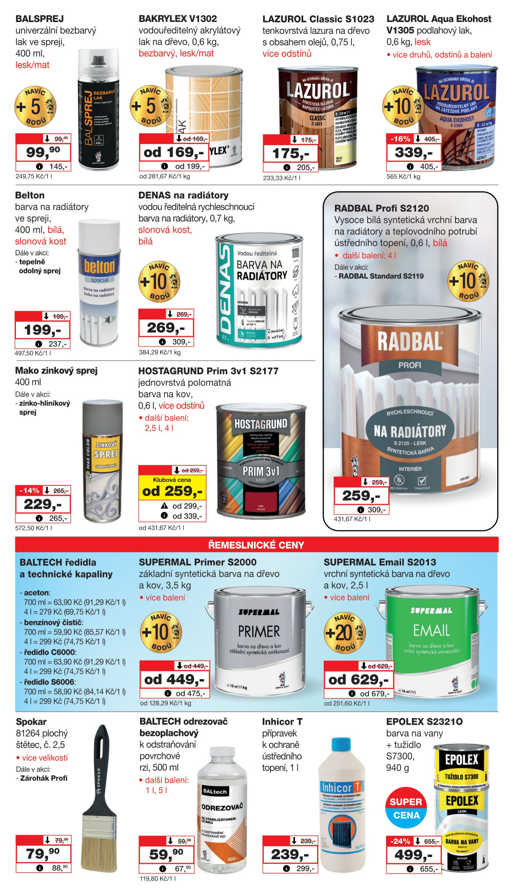 Leták Barvy a laky drogerie leták - strana 6