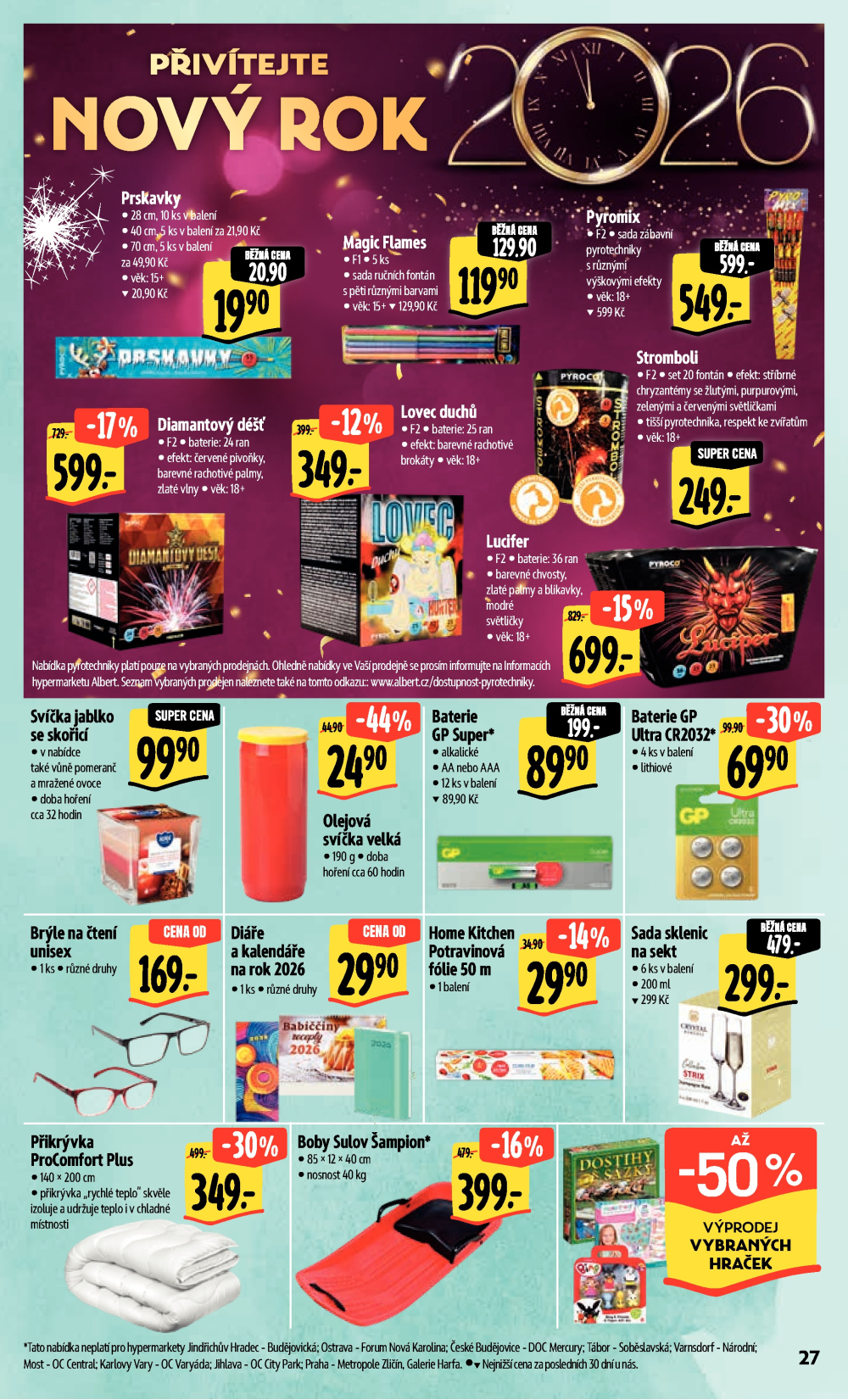 Leták Albert Hypermarket leták - Praha, Pankrác Arkády - strana 34