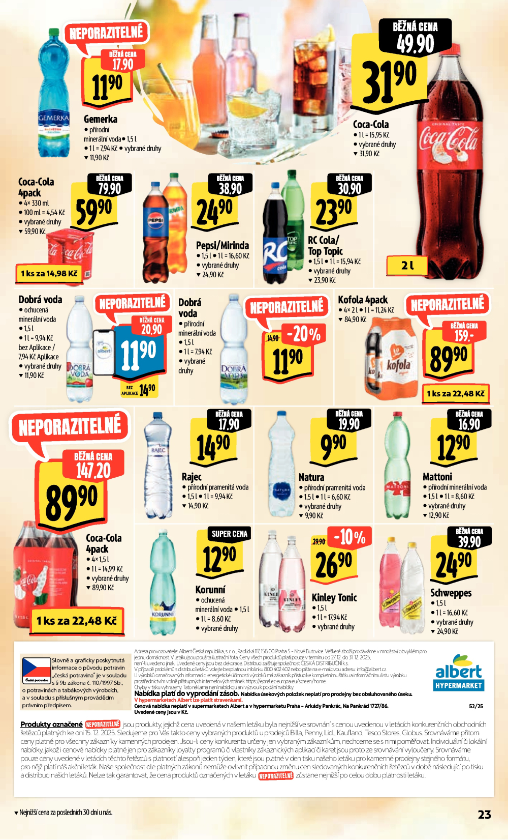 Leták Albert Hypermarket leták - strana 30