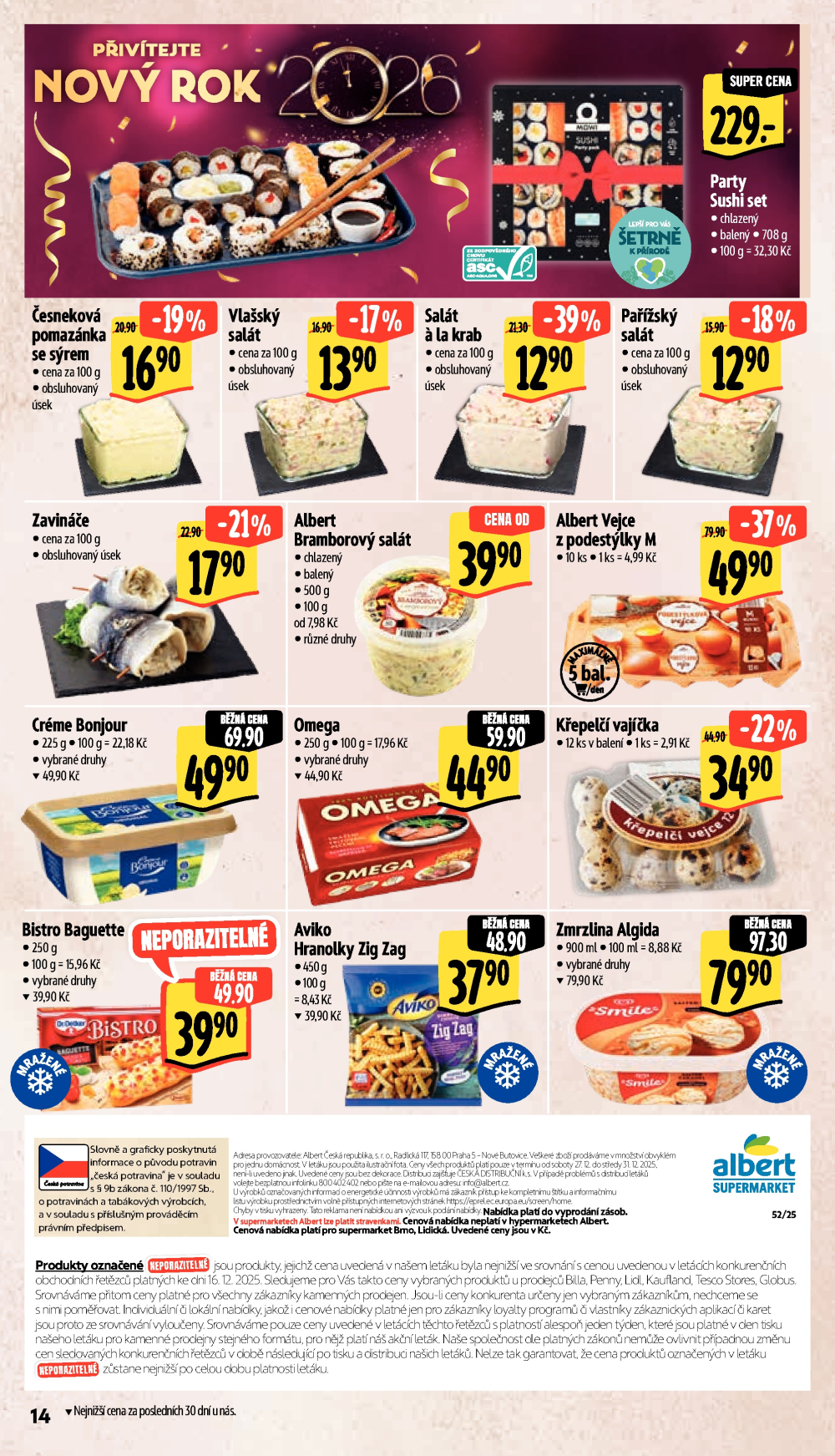 Leták Albert Supermarket leták - Brno, Lidická - strana 26