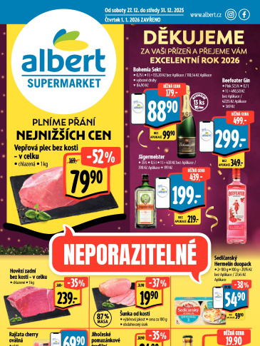 Albert Supermarket leták