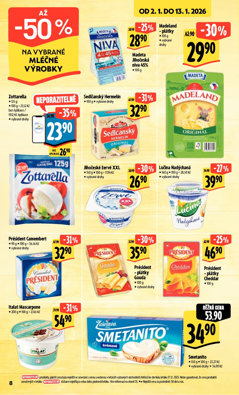 Leták Albert Hypermarket leták - strana 8