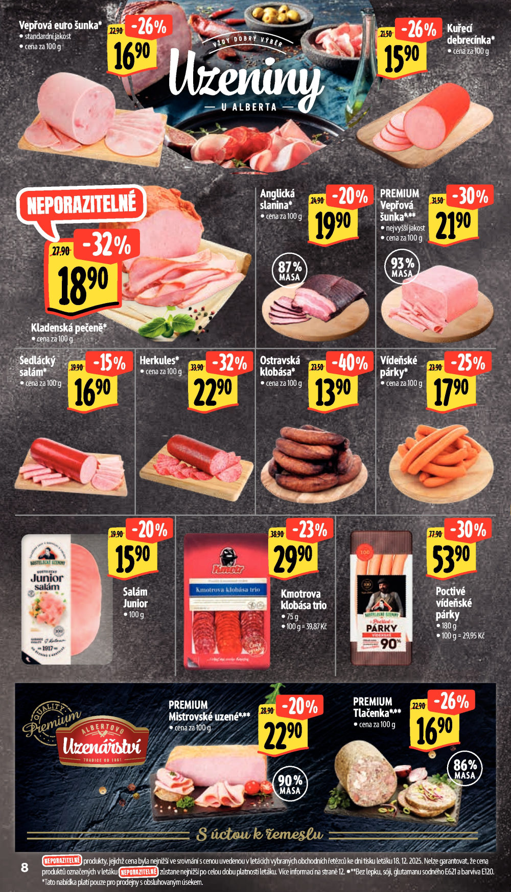 Leták Albert Supermarket leták - Brno, Lidická - strana 17