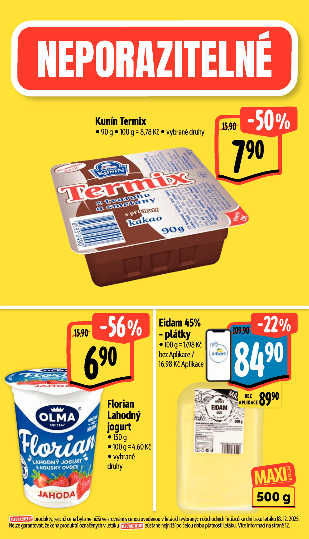 Leták Albert Supermarket leták - Brno, Lidická - strana 3