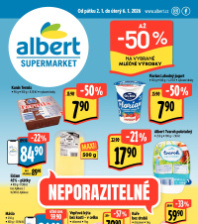 Akční leták Albert Supermarket 