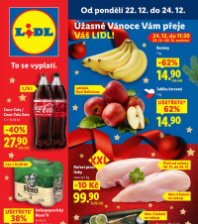 Akční leták Lidl  od pondělí