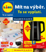 Akční leták Lidl  - Nabídka spotřebního zboží