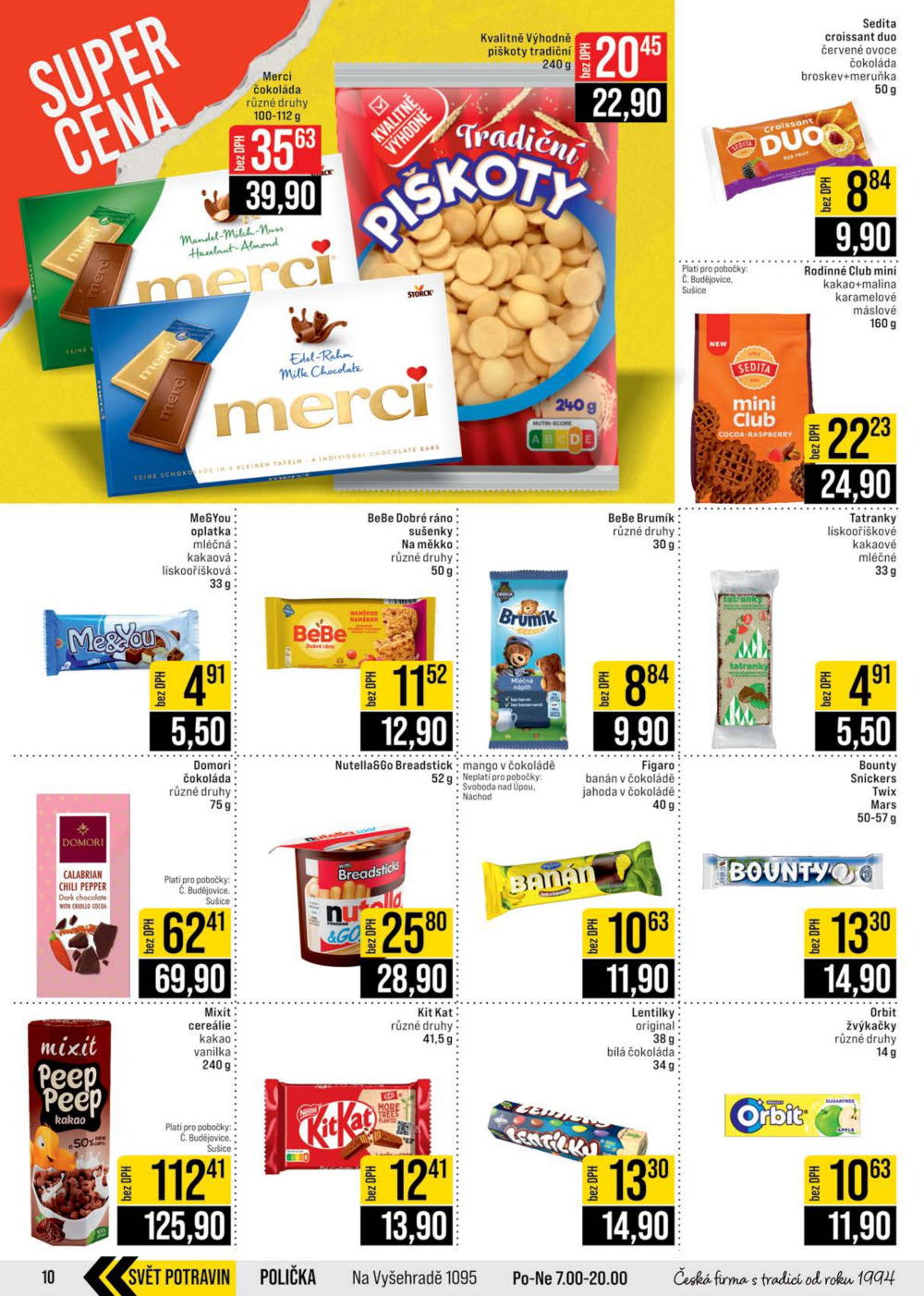 Leták JIP leták CC Cash & Carry - České Budějovice, Most, Náchod, Svoboda nad Úpou, Sušice - strana 10