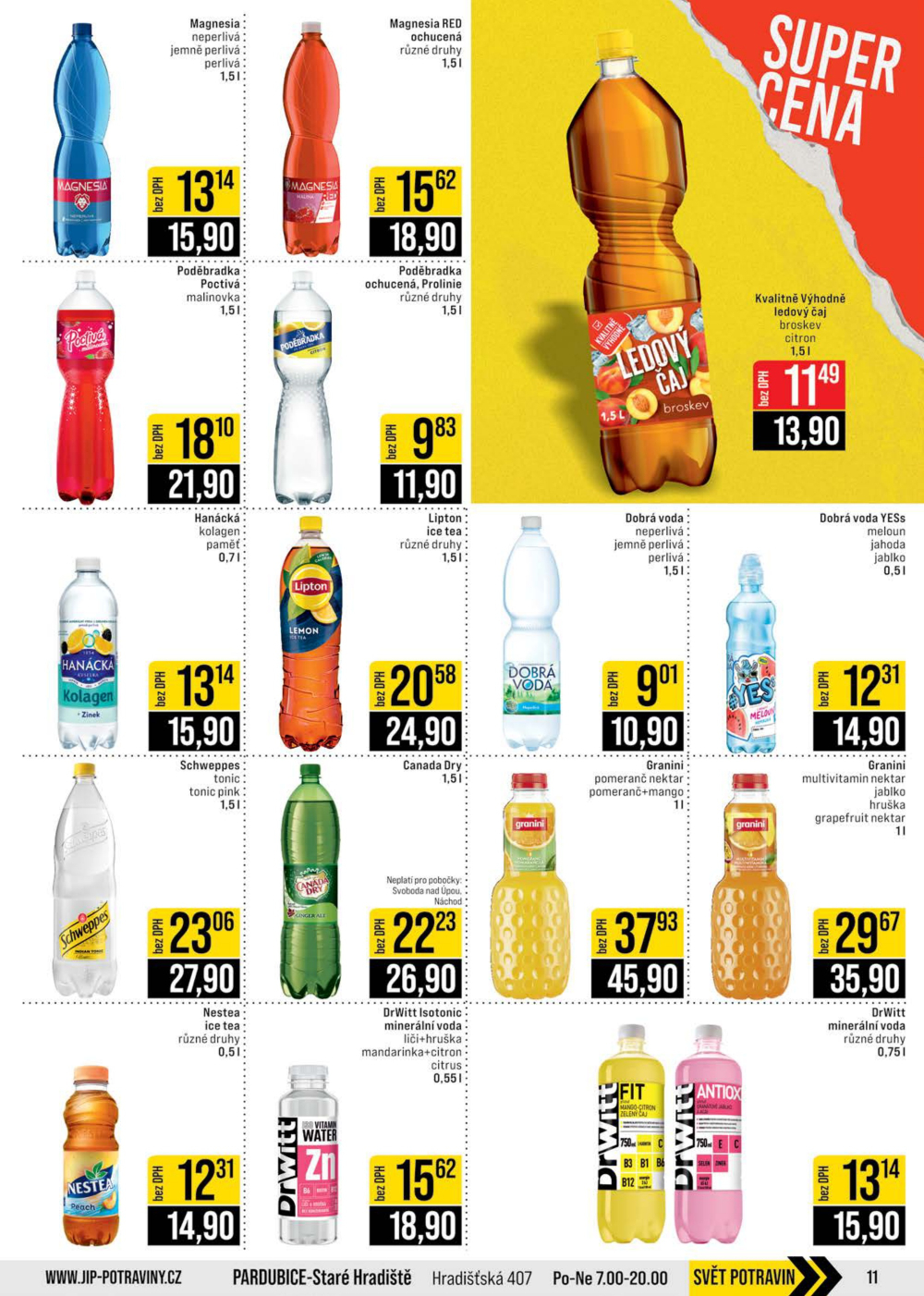 Leták JIP leták CC Cash & Carry - České Budějovice, Most, Náchod, Svoboda nad Úpou, Sušice - strana 11