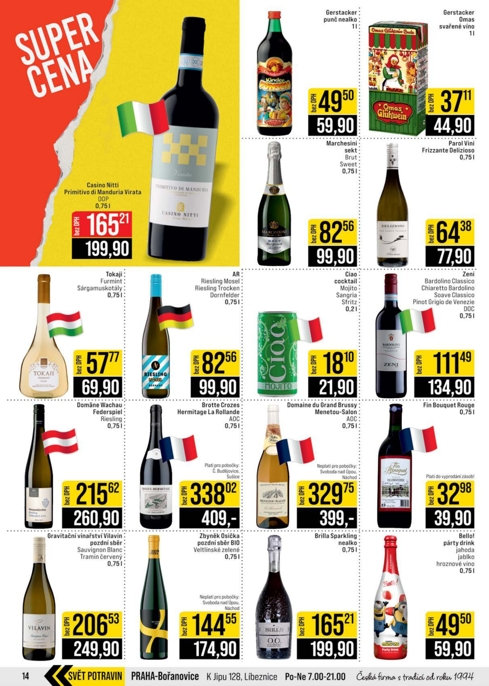 Leták JIP leták CC Cash & Carry - České Budějovice, Most, Náchod, Svoboda nad Úpou, Sušice - strana 14