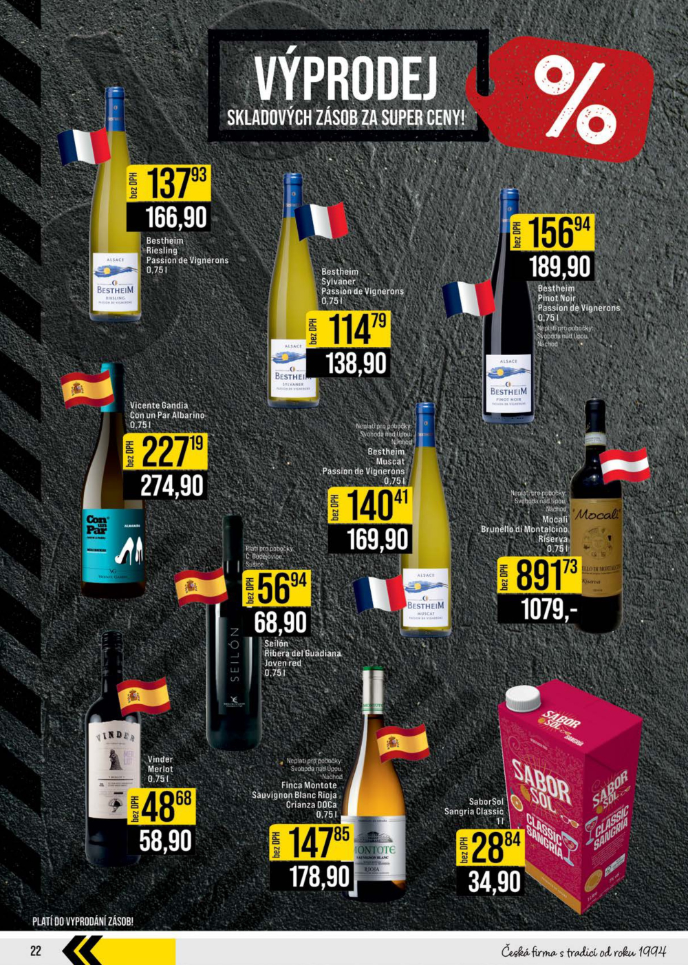 Leták JIP leták CC Cash & Carry - České Budějovice, Most, Náchod, Svoboda nad Úpou, Sušice - strana 22