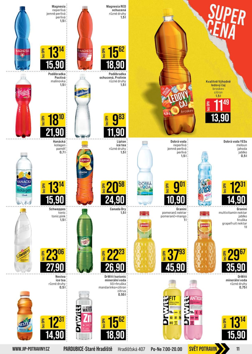 Leták JIP leták CC Cash & Carry - Brno, Ostrava, Praha, Polička, Olomouc, Karlovy Vary, Zlín, Jilemnice, Pardubice - strana 11