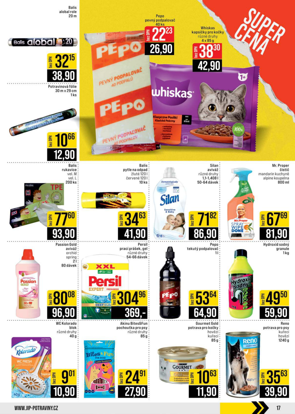 Leták JIP leták CC Cash & Carry - Brno, Ostrava, Praha, Polička, Olomouc, Karlovy Vary, Zlín, Jilemnice, Pardubice - strana 17