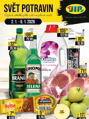 JIP leták CC Cash & Carry - Brno, Ostrava, Praha, Polička, Olomouc, Karlovy Vary, Zlín, Jilemnice, Pardubice