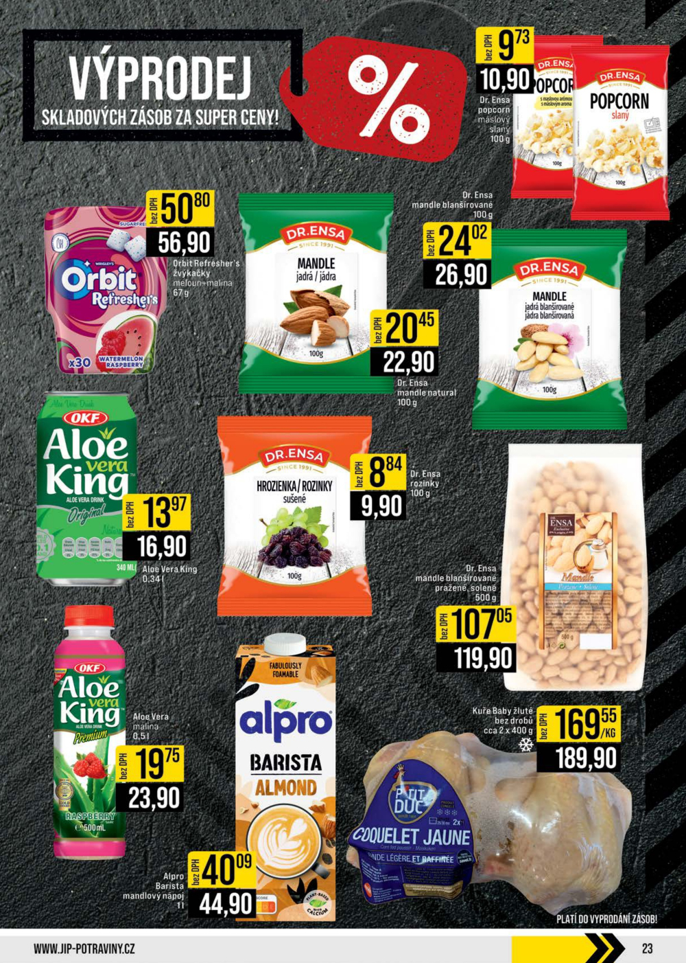 Leták JIP leták CC Cash & Carry - Brno, Ostrava, Praha, Polička, Olomouc, Karlovy Vary, Zlín, Jilemnice, Pardubice - strana 23