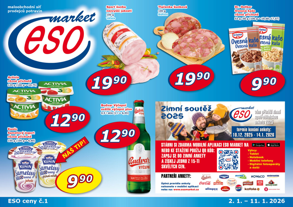 Leták ESO MARKET leták - strana 1