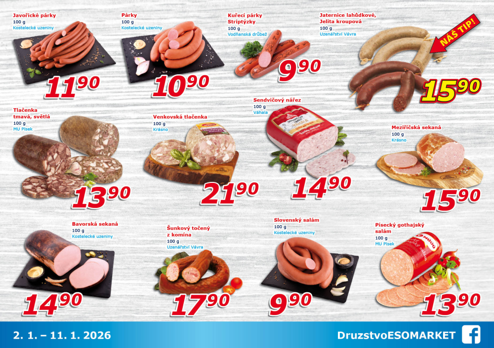 Leták ESO MARKET leták - strana 3