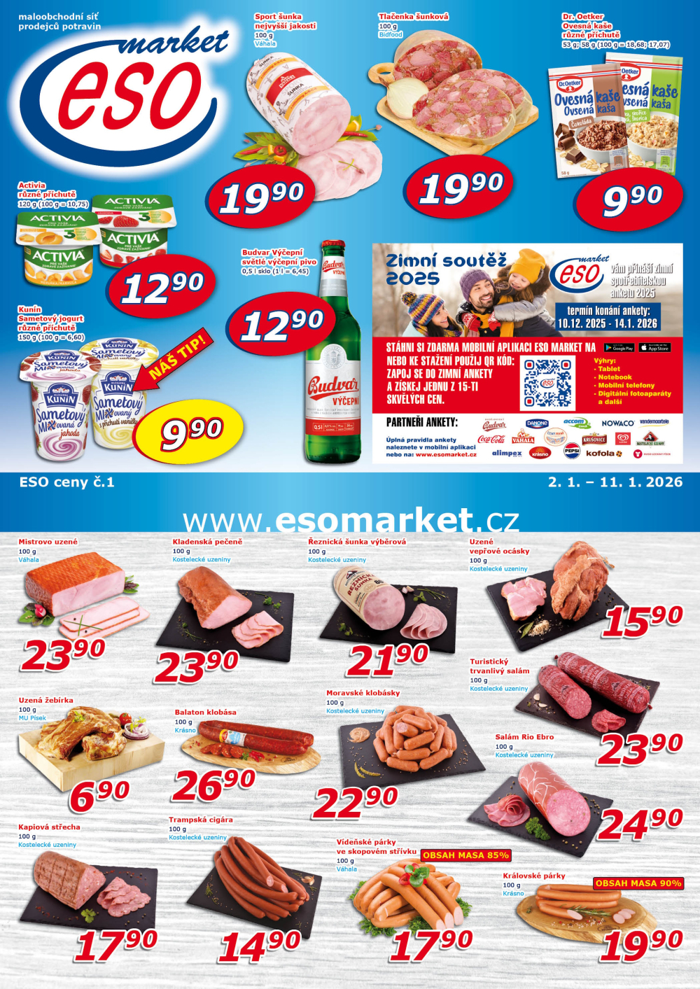 Leták ESO MARKET leták - strana 1