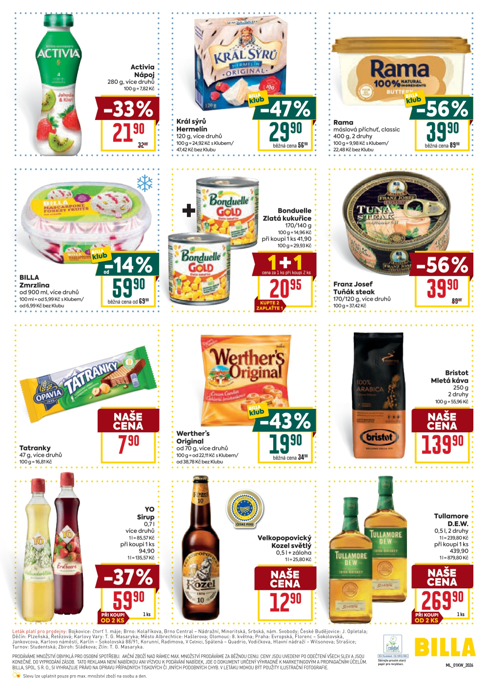 Leták BILLA malý leták - strana 3