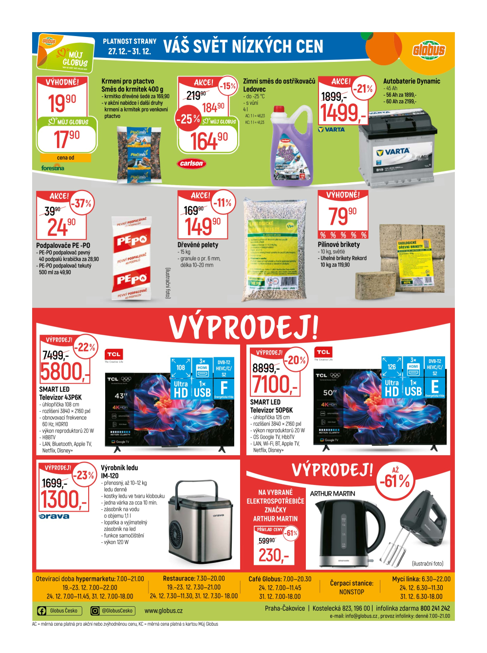 Leták Globus leták Praha - Čakovice - strana 23