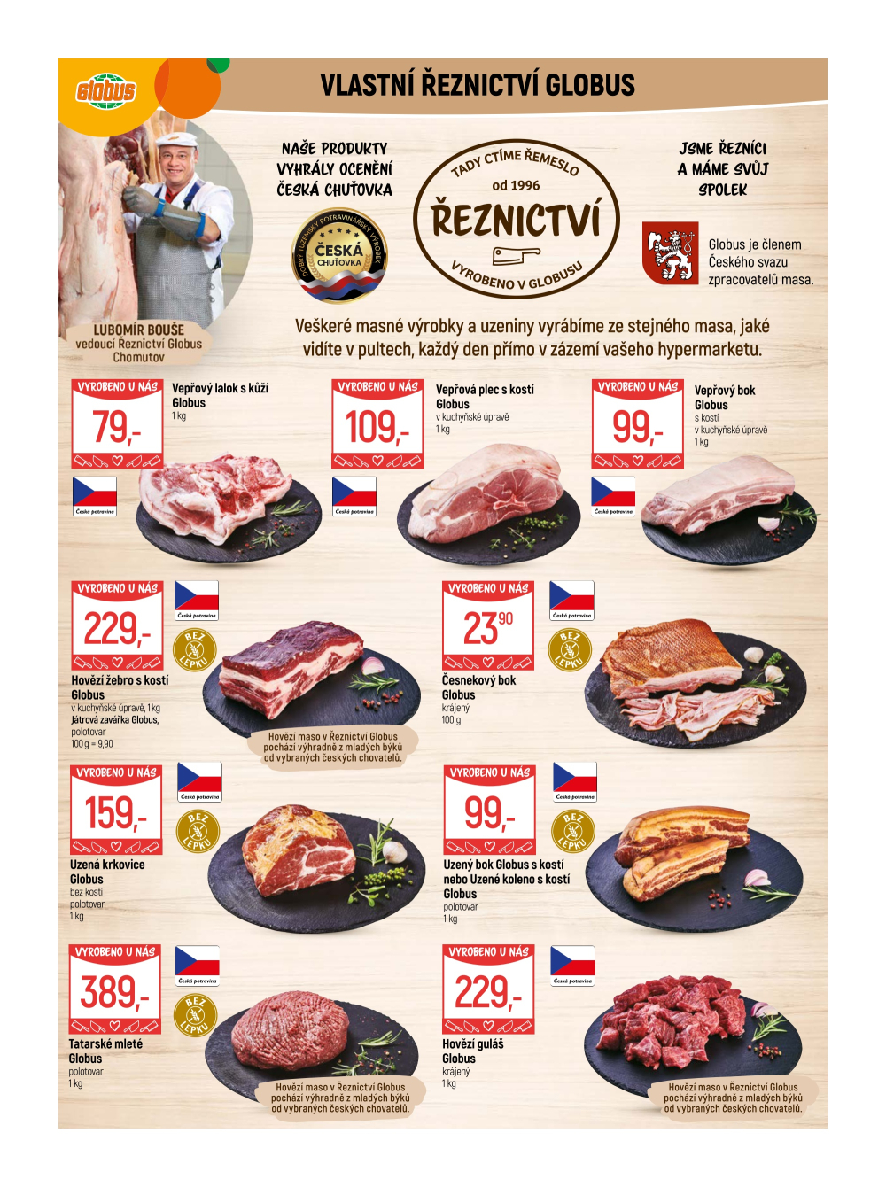 Leták Globus leták Chomutov - strana 3