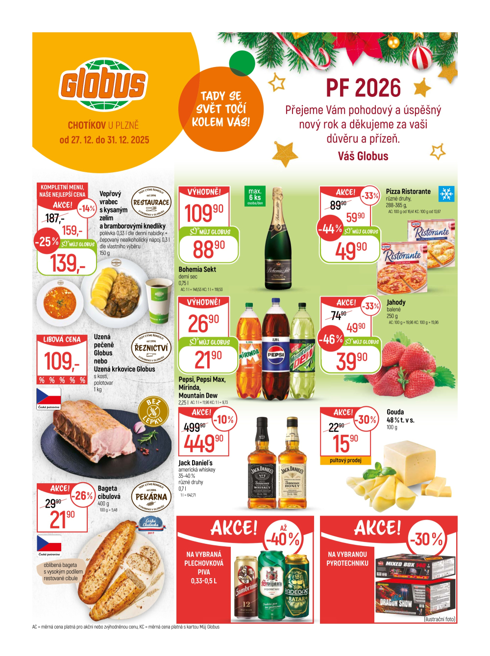 Leták Globus leták Chotikov (Plzeň) - strana 1